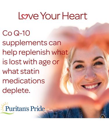 Puritan's Pride CoQ10 100mg - Heart Health Support, 240 Rapid Release Softgels - Buy Online on GoSupps.com