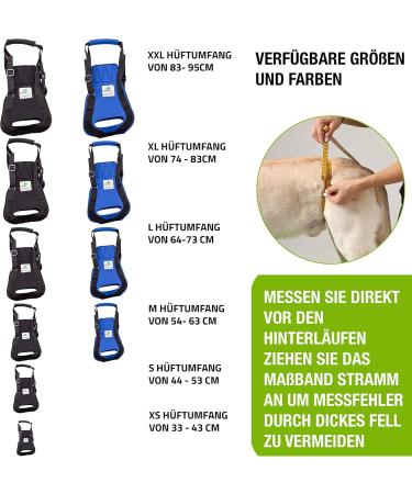 Premium XL Blue Dog Rehabilitation Aid - Neoprene Walking Support for Spine Hip & Knee Issues | From Nature Pet - Buy Online on GoSupps.com
