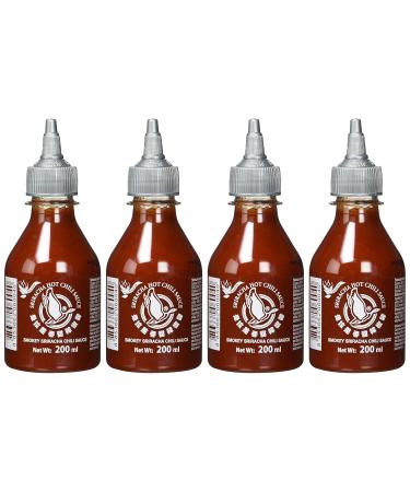 Flying Goose Sriracha Chili Sauce - Smokey Flavor 4-Pack (200ml x 4) - International Shipping Available - Buy Online on GoSupps.com