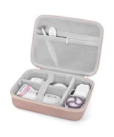 Yinke hard shell case for brown silk- pil 720/9-890/980 epilator removal epilator women razor haircutor carrier bag storage bag