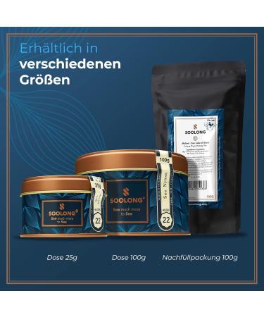 Buy Soolong No. 22 Premium Oolong Tea from Malawi - Sustainable Loose Leaf - Delicate & Flowery - 100g Can - Buy Online on GoSupps.com