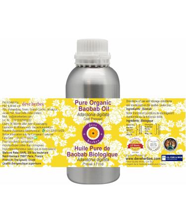 Pure Organic Baobab Oil 300ml - Therapeutic Grade Cold Pressed | Greenwood Essential - Buy Online on GoSupps.com