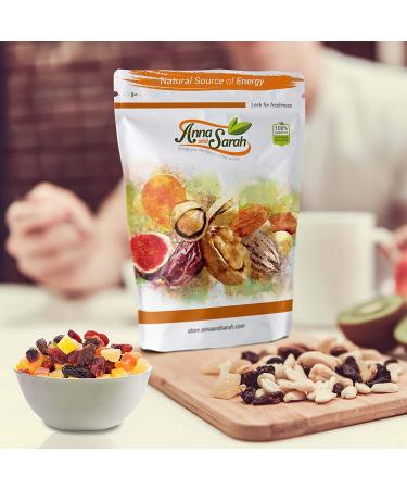 Anna and Sarah Mini Fruit Trail Mix - 2lbs Resealable Bag - Healthy Dried Fruits Assortment - Buy Online on GoSupps.com
