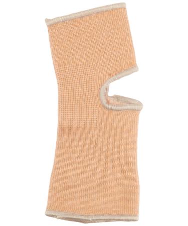 Rolyan 61812 Foot & Ankle Compression Knit Ankle Sleeve with Open Toe & Heel Knit Fabric for Ankle Support Small