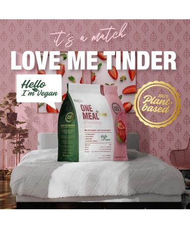 NUPO One Meal + Prime Vegan Shake - Strawberry | Sugar-Free Dietary Shake for Weight Loss | 360G Nutrient-Packed Meal Set - Buy Online on GoSupps.com