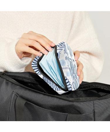 Shop Anna Cowper Conch Seecke Pattern Storage Bag - Feminine Menstrual Cup & Tampon Holder for Women & Teens | Portable Multi-Colored Period Pocket - Buy Online on GoSupps.com