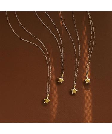 Oralgo's Trendy Star Trailer Chain - Personalized Collarbone Necklace with Chic Gold Star Pendant Jewelry - Buy Online on GoSupps.com