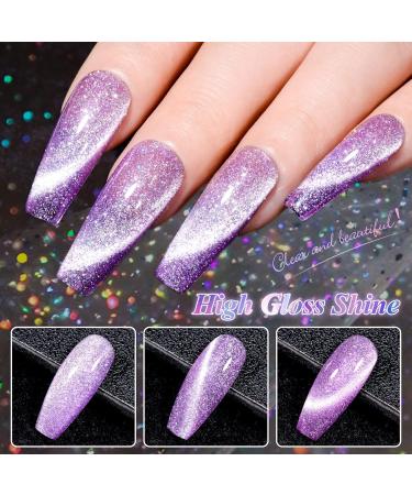 MEET ACROSS UV Nail Polish Set Cat Eye Magnetism Gel Nail Polish Set Sky Effect Colourful Soak Off UV/LED Gel Nail Polish Kit Nail Art Gift Kit 6 Colours with Free Magnet Stick Multicolor - Buy Online on GoSupps.com