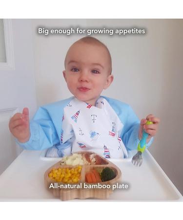 Nuby Bamboo Strawberry Plate - Weaning Tableware for 12+ Months - Buy Online on GoSupps.com