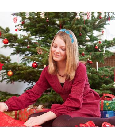 Lurrose Christmas Snowflake Headband - 3-Piece Glitter Hair Accessories for Women & Girls | Perfect for Holiday Parties & New Year Celebrations - Buy Online on GoSupps.com