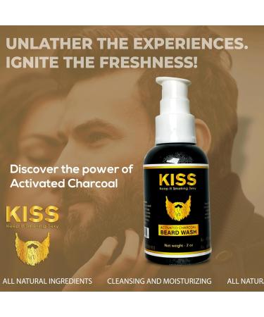 Shop Activated Charcoal Beard Wash - 2oz | Cleanse & Refresh Your Beard - Buy Online on GoSupps.com