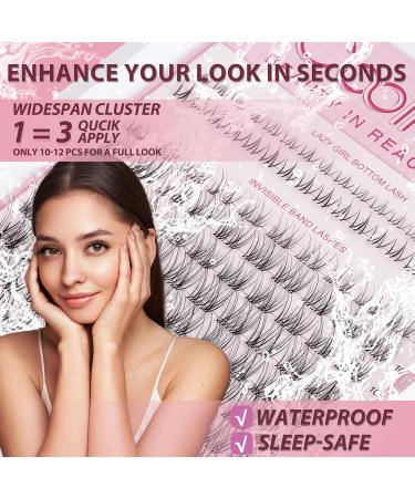 Venus Lash Clusters Kit - Natural D Curl 8-16mm with 5-6mm Bottom Lashes | DIY Ultra-Thin Invisible Eyelash Extension Kit - Buy Online on GoSupps.com