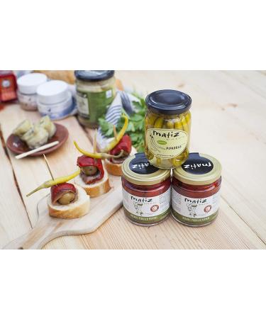 Matiz Piparras Basque Guindilla Peppers (6.4 oz.) - Authentic Spanish Green Pickled Peppers from Spain - Buy Online on GoSupps.com