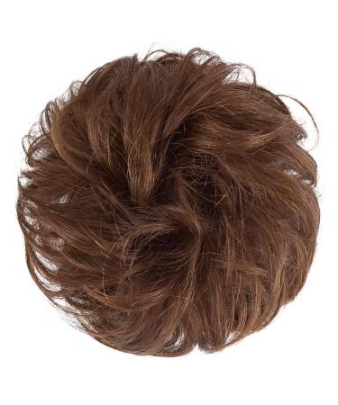 Feserhfen 100% Real Hair Hair Tie - Wavy Curly Extensions for Women & Girls - Auburn Part Dutt Updo - Buy Online on GoSupps.com