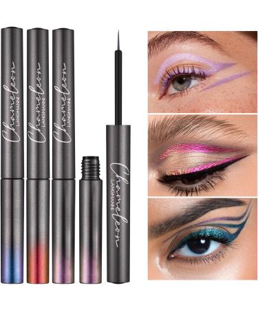 Eye Catching Shimmering Liquid Glitter Eyeliner Collection Colorful Sparklings Eyeliners Waterproof Long Lasting Formula Shimmers Liquid Eyeliner Quick Drying Eyeliner Smudge Proof Eyeliner Eyeshadow B - Buy Online on GoSupps.com