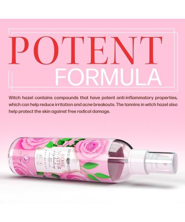 Anti-Aging Rose Water Hydrating Facial Mist - 8 oz | Vegan Paraben-Free Fragrance-Free 99% Naturally Derived | Shop Internationally - Buy Online on GoSupps.com