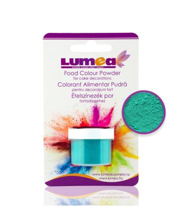 Dekozauber24 food coloring powder fat-soluble 2-4g can for fondant marzipan etc. Baking accessories cake decoration (turquoise)