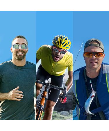 Duduma Men's Polarized Sports Sunglasses - TR62 Superlight Frame, Black Matte Frame with Black Lens - Buy Online on GoSupps.com