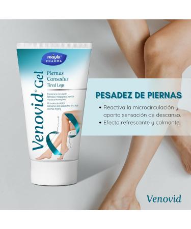 M yla Pharma VENOVID Gel 150ml tired legs cooling gel - Buy Online on GoSupps.com