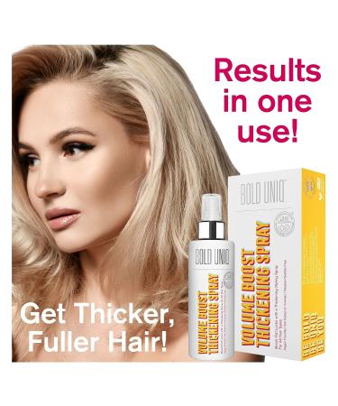 Volumizing Hair Thickening Texture Spray for Fine, Flat & Thin Hair - Adds Volume & Texture for Women & Men - Non-Sticky Formula for Fuller Hair - Buy Online on GoSupps.com