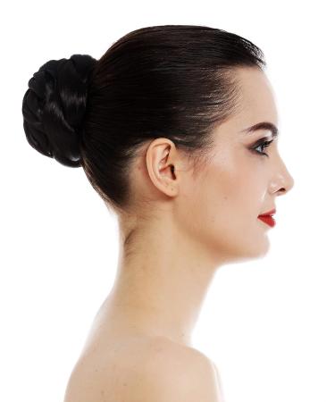 WIG ME UP TYD-0031-4 Dark Brown Braided Hairpiece Bun Chignon | International Shipping Available - Buy Online on GoSupps.com