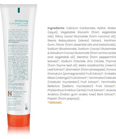 Himalaya Botanique Whitening Toothpaste - Simply Mint, Fluoride-Free, TSA Approved Travel Size, 0.74 oz (Pack of 10) - Buy Online on GoSupps.com
