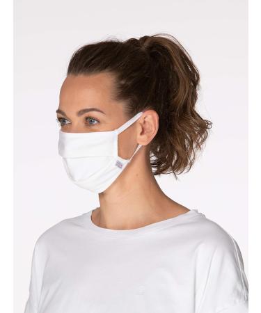 Buy Speidel Mouth-Nose Mask with Pearling Coating - Washable Premium Cotton Face Masks (5 Pack White) - International Shipping Available - Buy Online on GoSupps.com