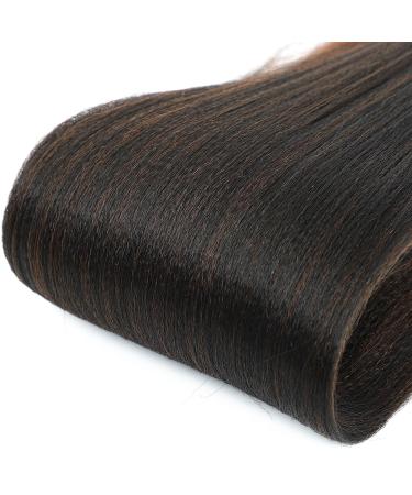 Xusuperb Pre-Stretched Braiding Hair - Ombre Brown 26 Easy Braids Extensions | 6 Packs Soft Yaki-Textured Kanekalon Hair (T1B/30#) - Buy Online on GoSupps.com