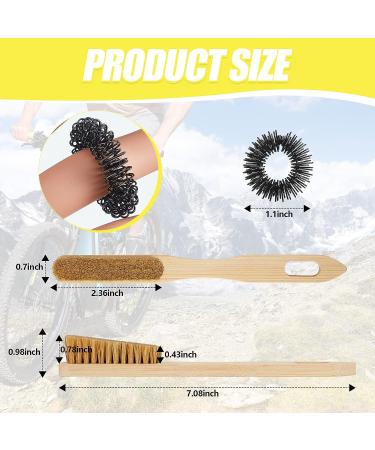 Meanplan 8-Piece Climbing Brush & Sensory Rings Set with Boar's Hair Bristles - Rock Climbing Chalk Brush & Stress Relief Fidget Rings for Indoor/Outdoor Climbing - Buy Online on GoSupps.com