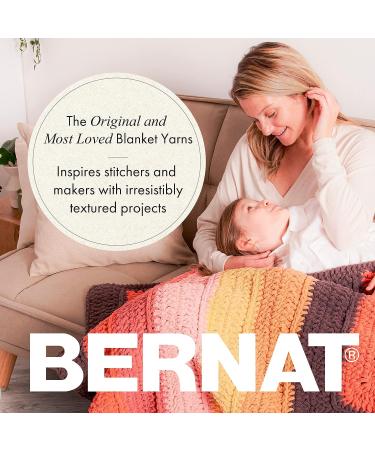 BABY SAND Bernat Baby Blanket Yarn - 1 Pack 10.5oz/300g - Polyester - 6 Super Bulky - 220 Yards - Knitting/Crochet - Buy Online on GoSupps.com