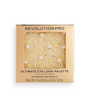 Revolution Pro Ultimate Eye Quad Eyeshadow Palette - Diamonds and Pearls 4 Shades 3.2g | International Shipping Available - Buy Online on GoSupps.com