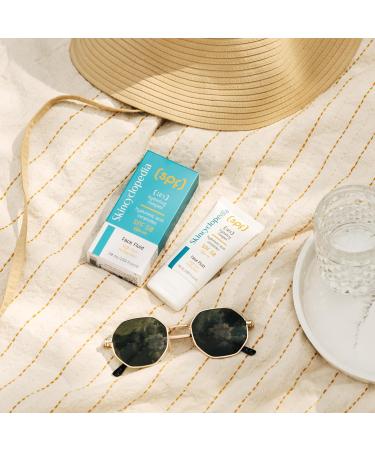 Skincyclopedia SPF 50 Face Sunscreen Fluid with 10% Hydrating Complex Ground-breaking SPF 50 Sun Cream for Very High UV Protection and Concentrated Hydration 50ml - Buy Online on GoSupps.com