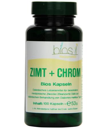 Bios Cinnamon and Chromium 100 capsules 1 pack (1 x 53 g)