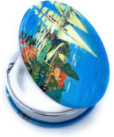 Cute Pill Organizer - Small Round Pocket Size Pill Box for Vitamins & Medicine | Unique Gift for Dad | International Shipping Available - Buy Online on GoSupps.com