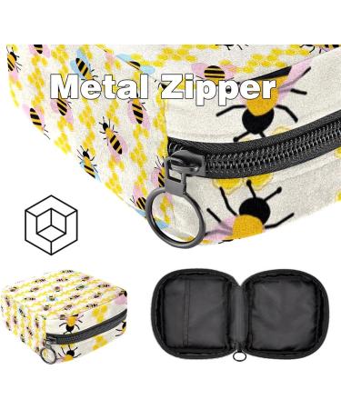 Pink Milk Cow Pattern Women Bands Storage Bag | Travel Makeup Organizer & Menstrual Cup Pocket | Big Capacity for Girls (Pack of 1) - Buy Online on GoSupps.com