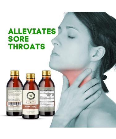 Naturgin Syrup Forte for Adults with Ginger Honey and Aloe Vera 5 oz (150ml) - Buy Online on GoSupps.com