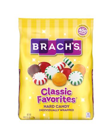 Brachs Classic Favorites Hard Candy | Individually Wrapped Assorted Candy Mix | Bulk Candy | 5 lb Bag