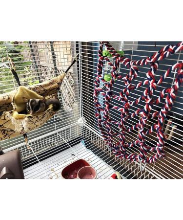 Kayziu ZCX climbing rope Bird Climbing Net Rope Ladder Pet Climbing Net Multi-purpose Climbing Hammock Net For Bird Exercises scramble net rope - Buy Online on GoSupps.com