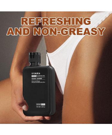  Mimoqk Tanning Oil Skin Tanner 100 ml Natural Liquid Ultra Fast Absorbing Intensifier Moisturizing Complex Enhanced Facial Radiance Sunbathing Formula for Outdoor Indoor - Buy Online on GoSupps.com