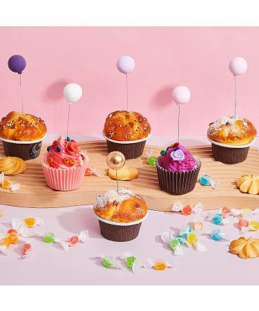 30 Piece Mini Colorful Balloon Cake Topper Set for Dollhouse Party Decorations - Ideal for Birthdays, Weddings & More - Light Colors - Buy Online on GoSupps.com