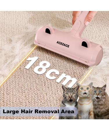 ACE2ACE Pet Hair Remover Roller Reusable Cat Hair Remover Dog Hair Removal Brush Self Clean Lint Roller Fur Removal Roller Tool for Sofa Couch Carpet Bedding and Furniture Pink - Buy Online on GoSupps.com