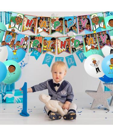 For Jools TV Cartoon Theme Birthday Party Pack: Banner Cake Topper Cupcake Toppers Balloons for Unforgettable Kids' Celebrations - Buy Online on GoSupps.com