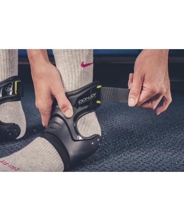 DonJoy Performance POD Ankle Brace  Best Support for Stability  Ankle Sprain  Roll  Strains for Football  Soccer  Basketball  Lacrosse  Volleyball Medium Right Foot Black - Buy Online on GoSupps.com