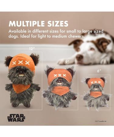 Shop Star Wars Ewok Plush Rope Frisbee Dog Toy | Official Squeaky Plush Toy for All Dogs - Buy Online on GoSupps.com