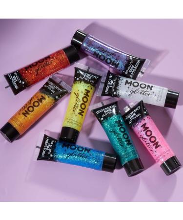Moon Glitter Gel Set - 8 Shimmering Colours - 12ml Fine Glitter Face Paint for All Skin Types - International Shipping Available - Buy Online on GoSupps.com