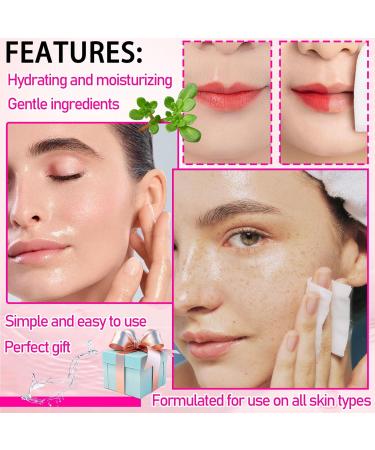 Buy Hydrating Facial Makeup Remover Kit - Gentle Oil-Free Cleaner for Normal to Sensitive Skin | Includes Cotton Pads | Premium Makeup Removal Set for Women - Ships Internationally - Buy Online on GoSupps.com