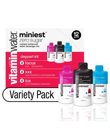 vitaminwater miniest, zero sugar nutrient enhanced water beverage mix, daypart kit