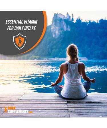 Pure Ascorbic Acid Capsules - 180-Day Supply - Vitamin C Supplement - 180 Veg Capsules - Buy Online on GoSupps.com