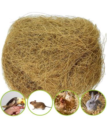 Coconut Husk Fiber For Reptile Cave Bedding Coco Coir Burrowing & Resting Vivarium Accessory For Hermit Crabs Bedding Material For Hamsters Bearded Dragons Snakes 100g - Buy Online on GoSupps.com