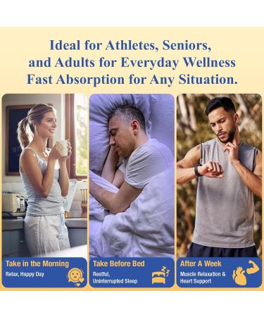 Magnesium Bisglycinate Chelated Supplement High Absorption Liquid Magnesium Complex Liposomal Micelle Technology High Potency Formula for Sleep Muscle Heart Calm Sugar Free Vegan 60ml 2 Fl Oz (Pack of 1) - Buy Online on GoSupps.com